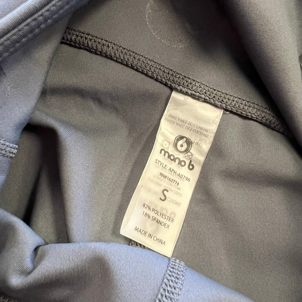 NWT Mono B Glossy Skull Matte Black Leggings Size Small