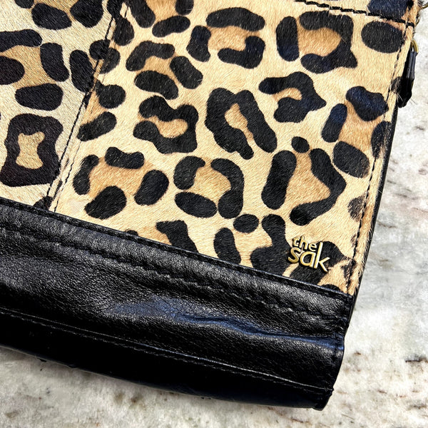 The Sak Leopard Demi Crossbody Clutch