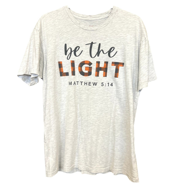 Women's "Be the Light" Graphic Tee Size Large