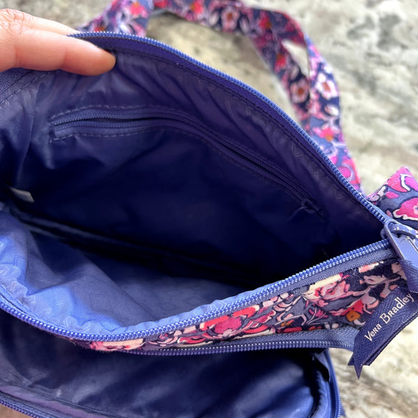 Vera Bradley Little Hipster Magenta Medallion Crossbody Bag