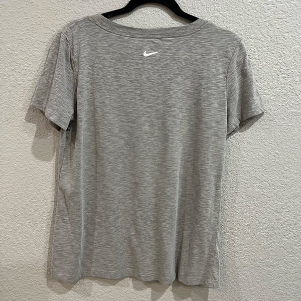 The Nike Tee Women's Basic Gray Dri-Fit Workout Tee Medium