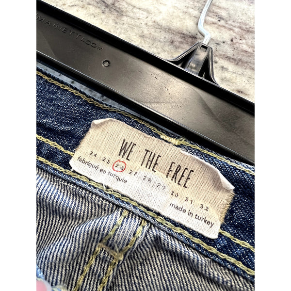 Free People We the Free Cropped Denim Jeans Size 26