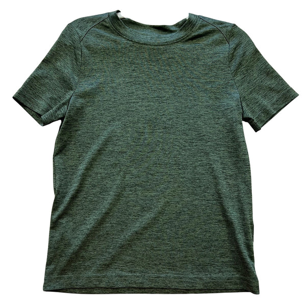 BCG Boys Olive Green Heather Athletic Tee Size XS 6/7