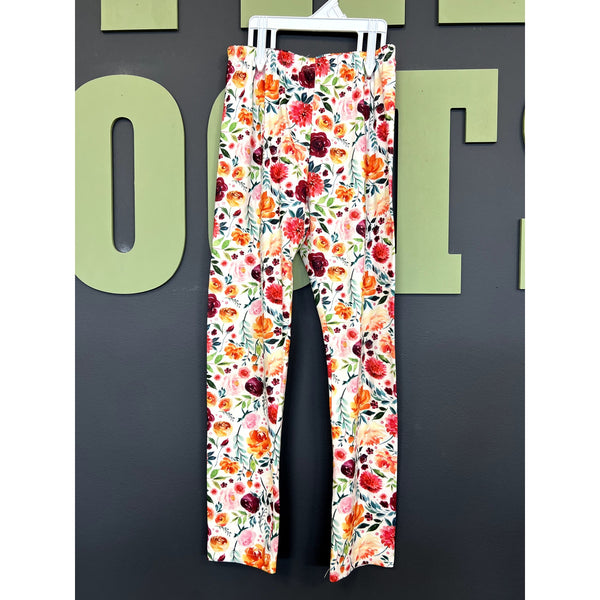 Dash of Glitter Girls Floral Pants Size Youth 16