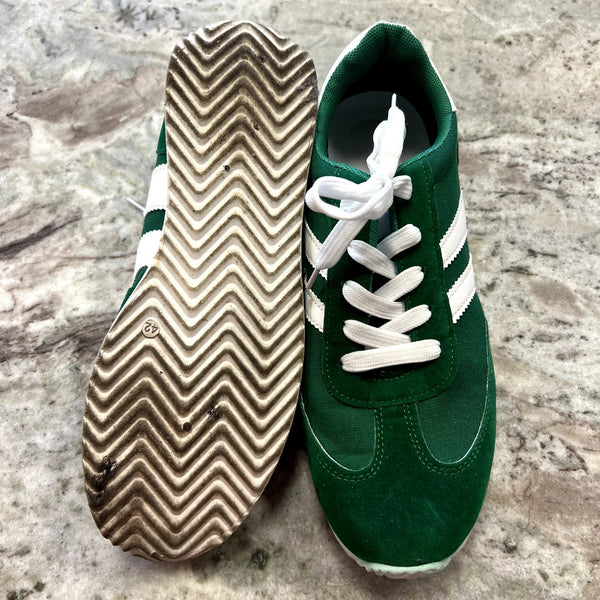 Women's Green Fashion Sneakers Size 10