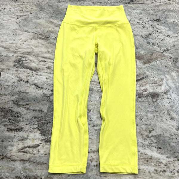 Lululemon Neon Yellow Leggings Size 4