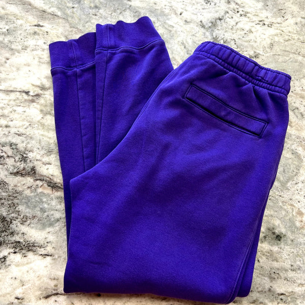 Nike Purple Cotton Joggers Size Men's Small