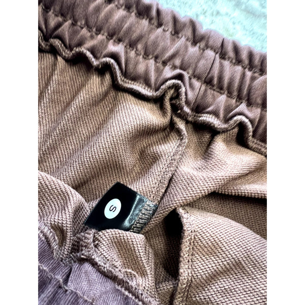 Women's Brown Silky Jogger Pants Size Small
