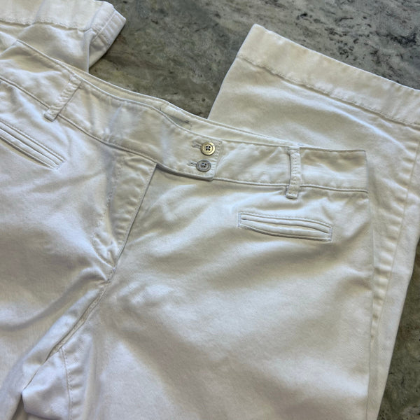 Ann Taylor Loft White Pants Size 8