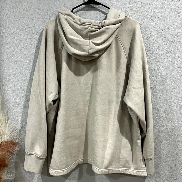 H&M Light Sage Green Hooded Pullover XL