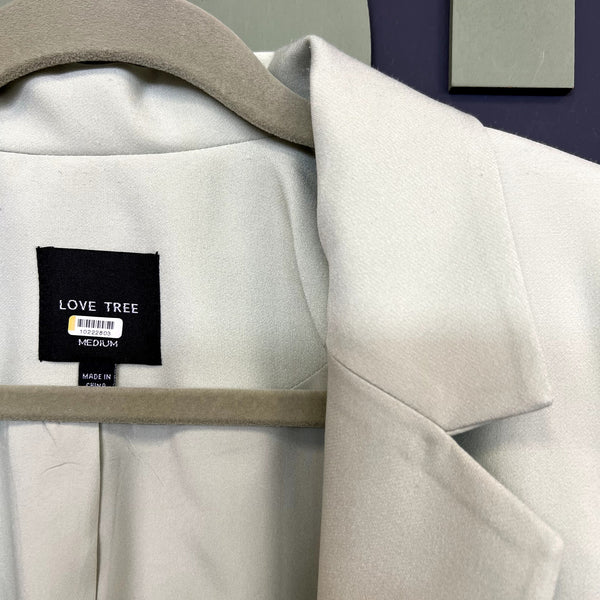 Love Tree Light Sage Green Blazer Size Medium