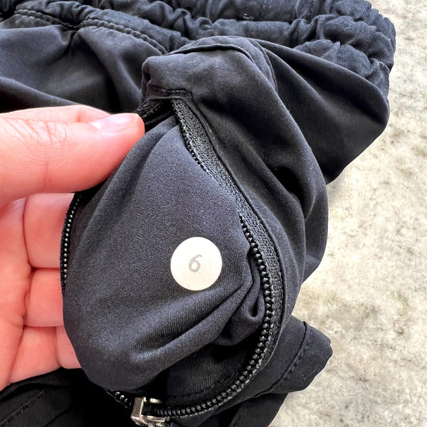 Lululemon Black Athletic Shorts Size 6