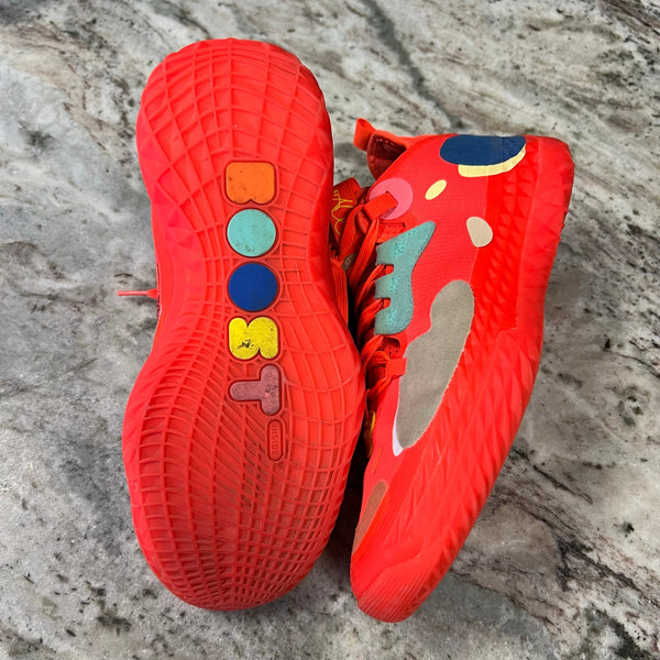 Adidas Harden Vol. 5 Futurenatural Basketball Shoes Solar Red Men's Size 7.5