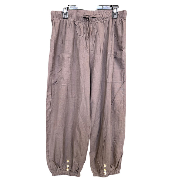 Women's Gray Parachute Jogger Pants Size 2XL