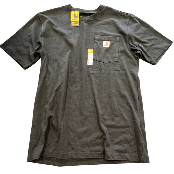 NWT Men's Carhartt Black Loose Fit Pocket Tee Size Medium