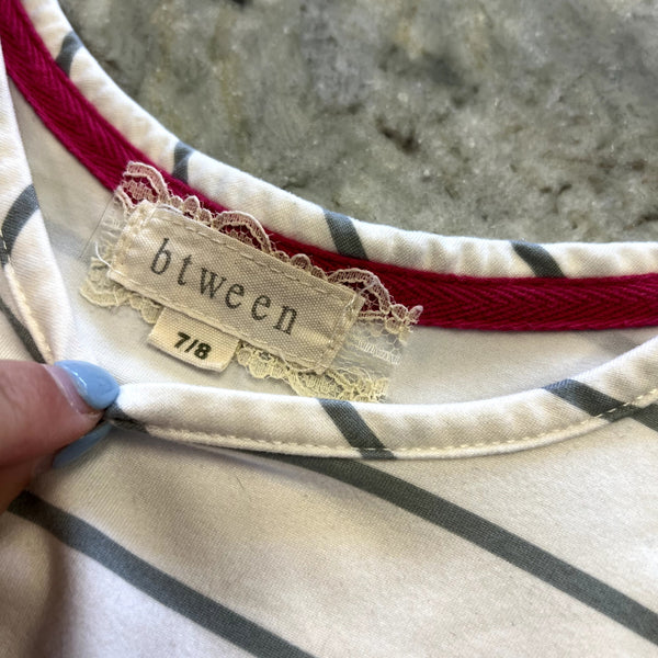 B Tween Sequin Bunny + Mesh Skirt Set Size 7/8