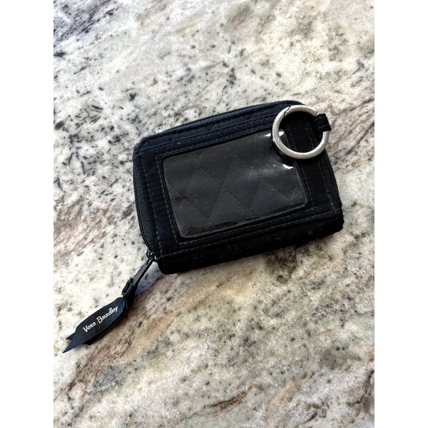 Vera Bradley Black Quilted Card Pouch
