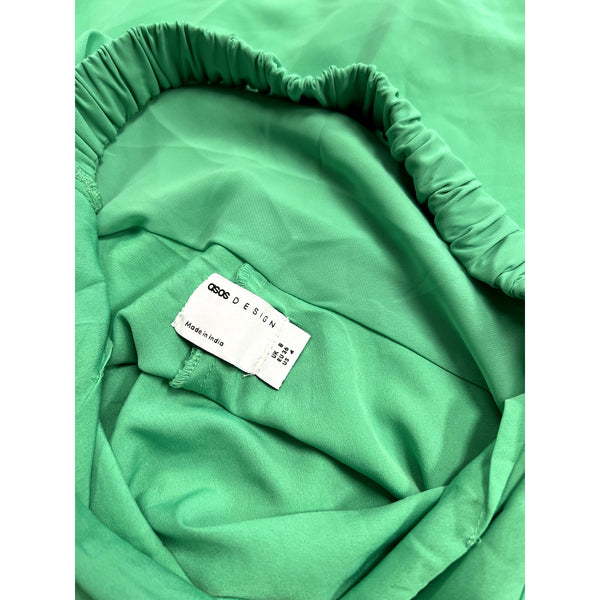 NWT Asos Kelly Green Strapless Mini Dress Size 8