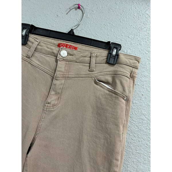 Hot Kiss Y2K High Rise Baggy Wide Leg Khaki Pants Size 15