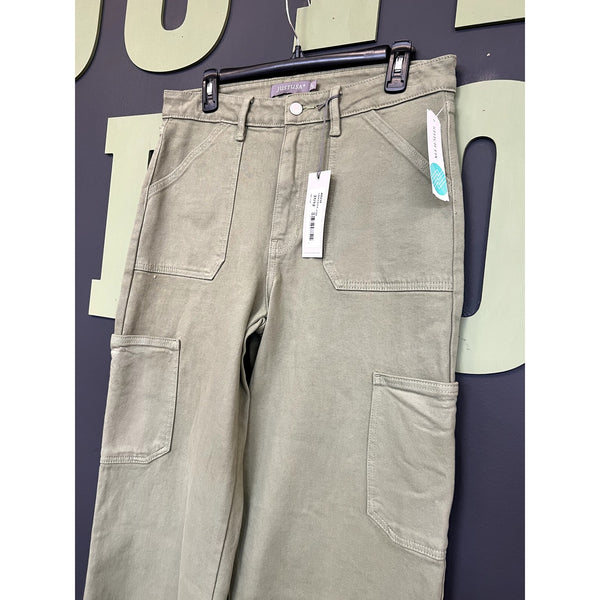 NWT Risen Light Green Carpenter Jeans Size 31