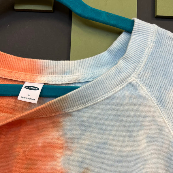 Old Navy Tie Dye Crewneck Sweatshirt Large