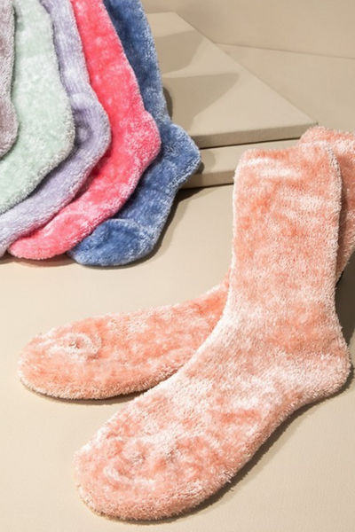 Plush Chenille Fuzzy Socks