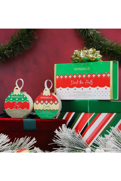 Spongelle Deck the Halls Ornament Gift Set