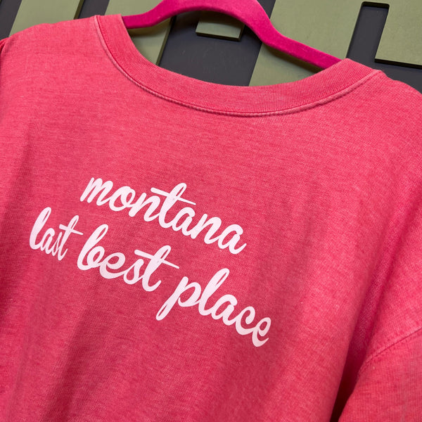 Pop Surf Montana Last Best Place Crew Neck Sweatshirt 2XL