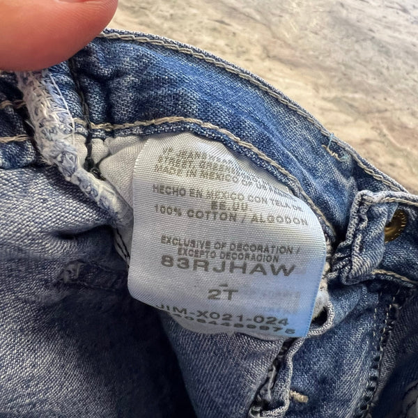 Riders Girls Ruffle Bottom Jeans Size 2T