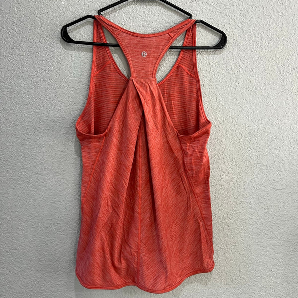 Lululemon Swiftly Tech Heathered Red Racerback Tank Top Size 8