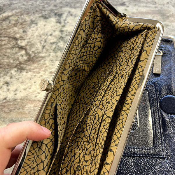 Hobo Navy Blue Clutch/Wallet