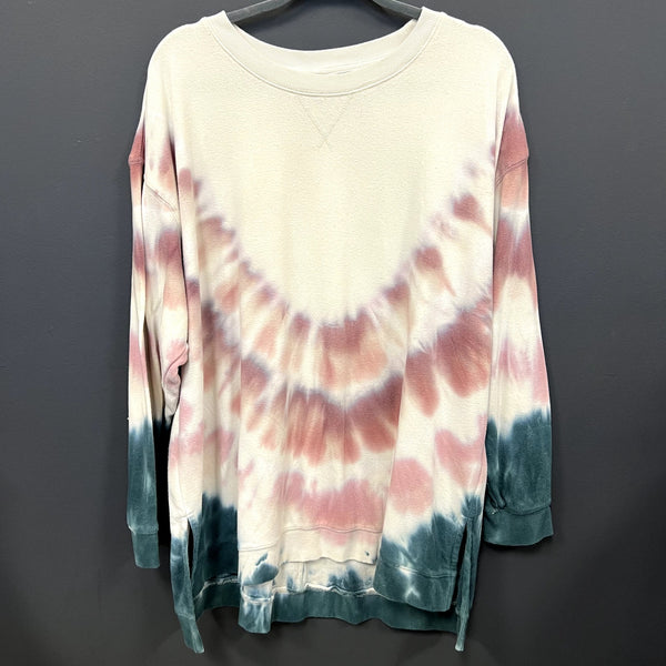 Maurice's Tie Dye Oversized Side Slit Sweater Size 1XL