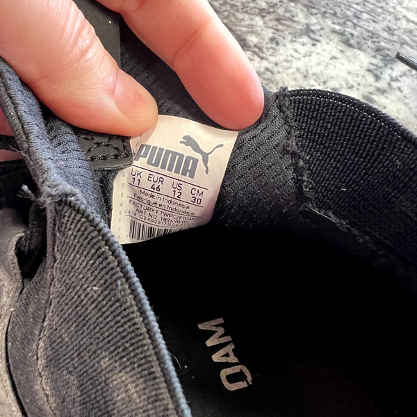 Puma Enzo Men's Black Sneakers Size 12