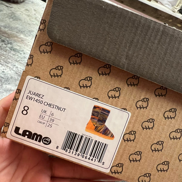 NEW Lamo Juarez Chestnut Sherpa Short Boots Size 8