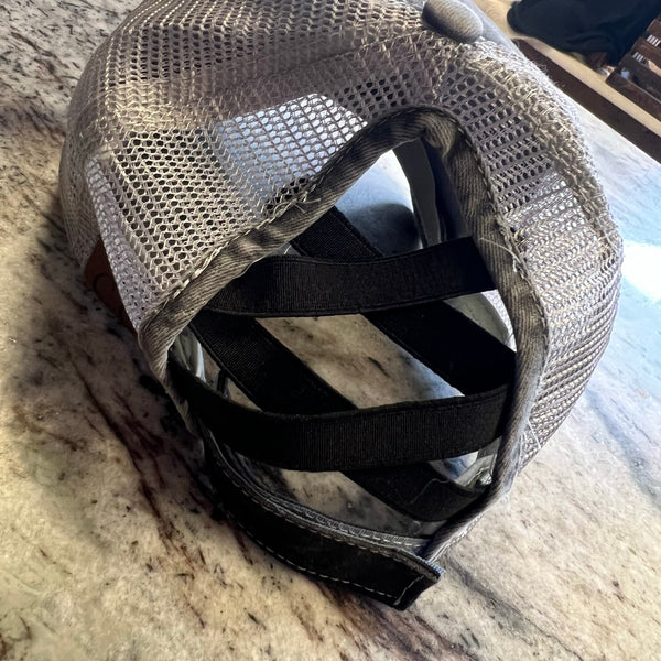 Charcoal Pony Tail Hat