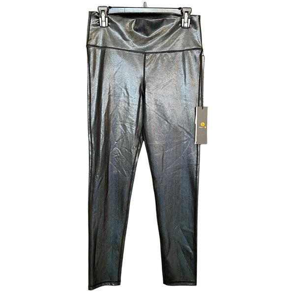 NWT Mono B Metallic Shimmer Leggings Size Large