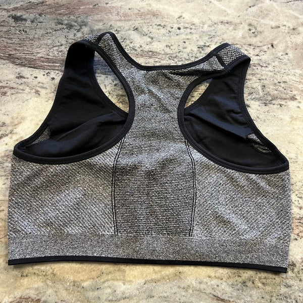 Danskin Now Gray Fitted Sports Bra XL