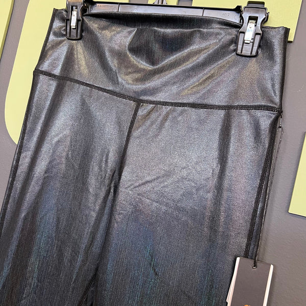 NWT Mono B Metallic Shimmer Leggings Size Large