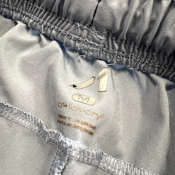Men's Quick Dry Light Gray Athletic Shorts Size Medium