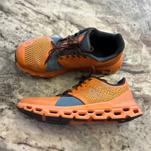 On Running Cloudstratus Orange Sneakers Men's Size 8