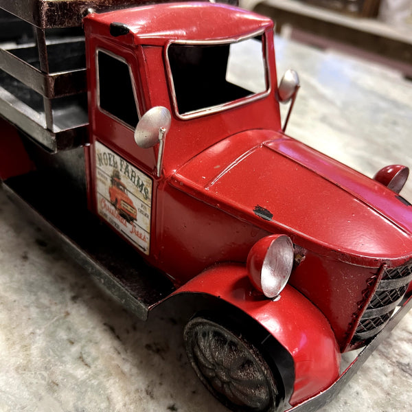 Noel Farms Christmas Trees Red Truck Decor