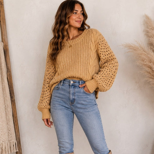 Wonderly Chunky Plush Knit Mustard Yellow Sweater Size Medium