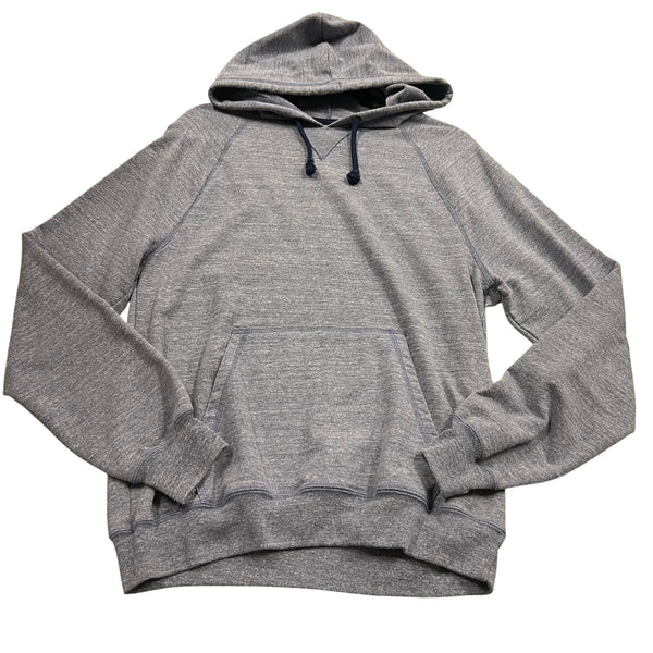 Hanes Men's Heather Blue Hooded Pullover Size Medium