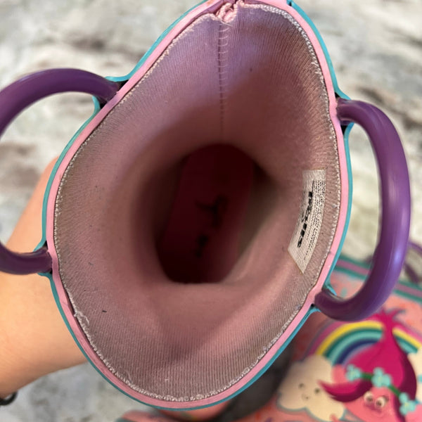 Trolls Rain Boots Girls Size 7