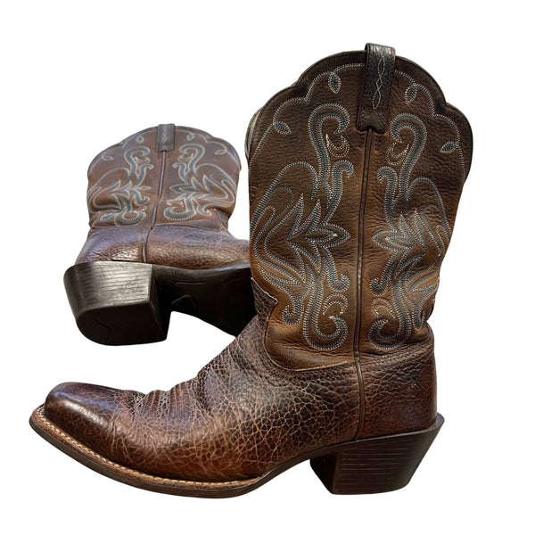 Ariat Women's Heritage R-Toe Western Boots Size 9B