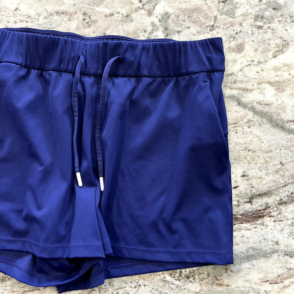 Zyia Active Navy Blue Athletic Shorts Size XL