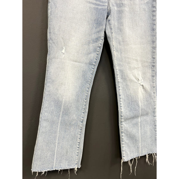 Daze Denim Cropped Light Wash Kick Flares Size 29