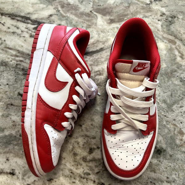Nike Dunk Low Retro SP St. John's Red Sneakers Size Men's 7.5