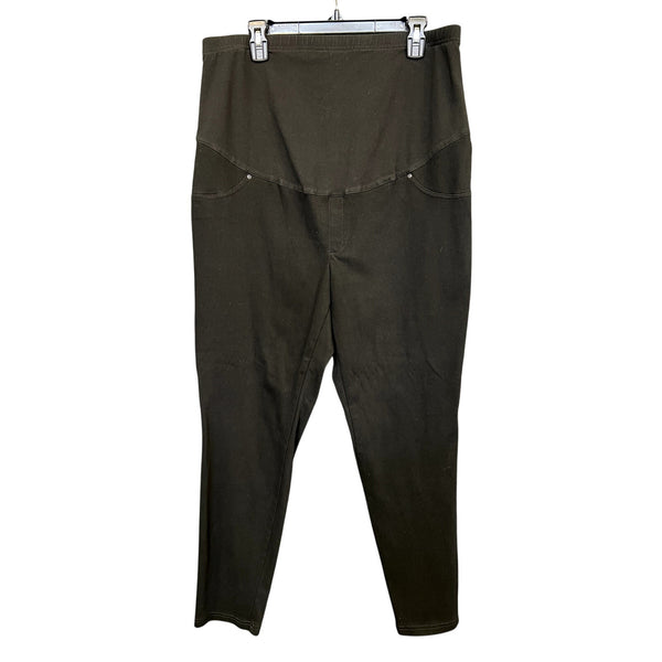 Time and Tru Black Maternity Jeggings Size XXL