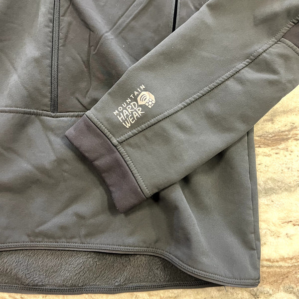 Mountain Hardwear Men's Black Hooded Pullover Size Medium